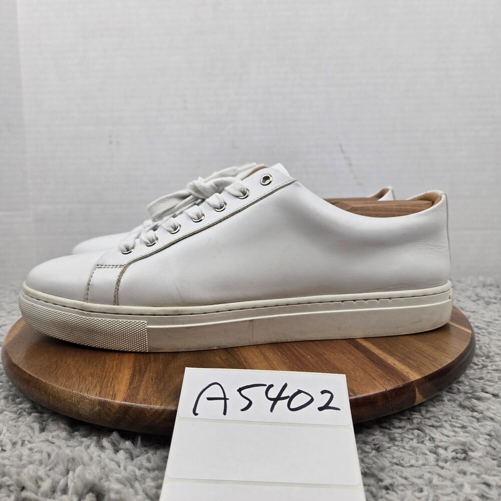 Thursday Boot Company Mens 10.5 Premier Low White Leather Casual Daily Sneaker